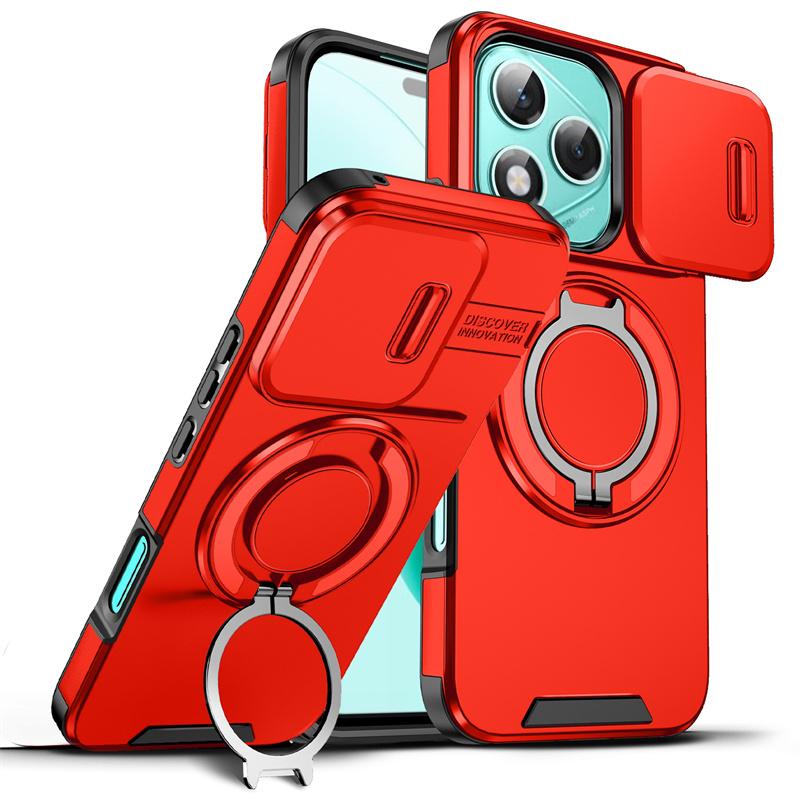 Armor Funda For Honor 400 Lite 5G Case Slide Camera Ring Stand Holder Shockproof Cover For Honor 400 Pro 400Lite 400Pro 5G Capa