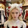 Plüsch Flauschige Katzenohren Haarreif für Mädchen Damen Halloween Cosplay Party Kostüm Süße Lolita Kopfschmuck Geschenke