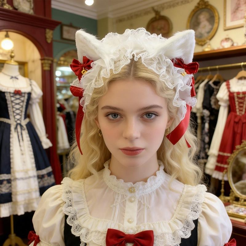 Plüsch Flauschige Katzenohren Haarreif für Mädchen Damen Halloween Cosplay Party Kostüm Süße Lolita Kopfschmuck Geschenke