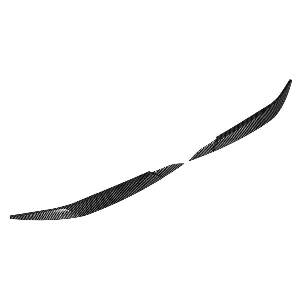 1 Par Strålkastarögonbryn Dekorativ List Vänster Höger Strålkastarögonbrynslist för X6 E71 2008 till