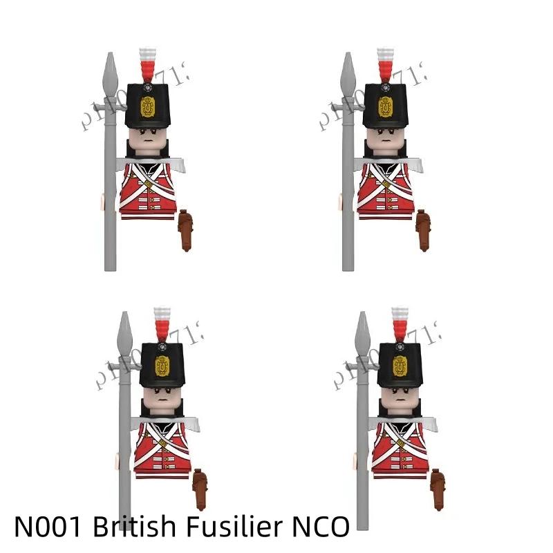 

Наполеоновские войны Военные солдаты Строительные блоки Вторая мировая война Британский Французский Фузилер Винтовки Русский Прусский Пеший гвардеец Кирпичики Детские игрушки