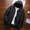 Giacca Leggera in Piuma da Uomo - Calda, Collo Alto, Giacca Invernale con Cappuccio Casual e Versatile