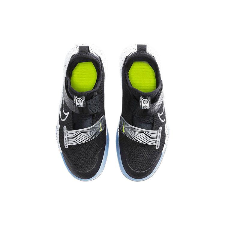 Nike Slip Resistant Cushioning Abrasion Resistant Low top Basketball Shoes Black White Unisex CK0787-001