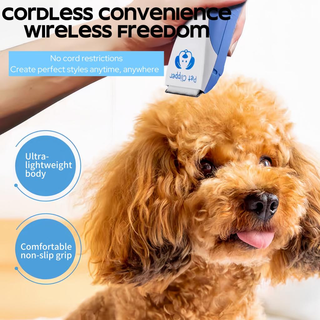 Low-Noise Pet Clipper Professional Pet Grooming Kit Dog Hair Clipper Cats Hair Grooming Clipper