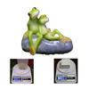 Fashion Resin Crafts Frog Statue Realistic Sitting Frog Frog Figurine Garden Decoration Cartoon Frog Sculpture