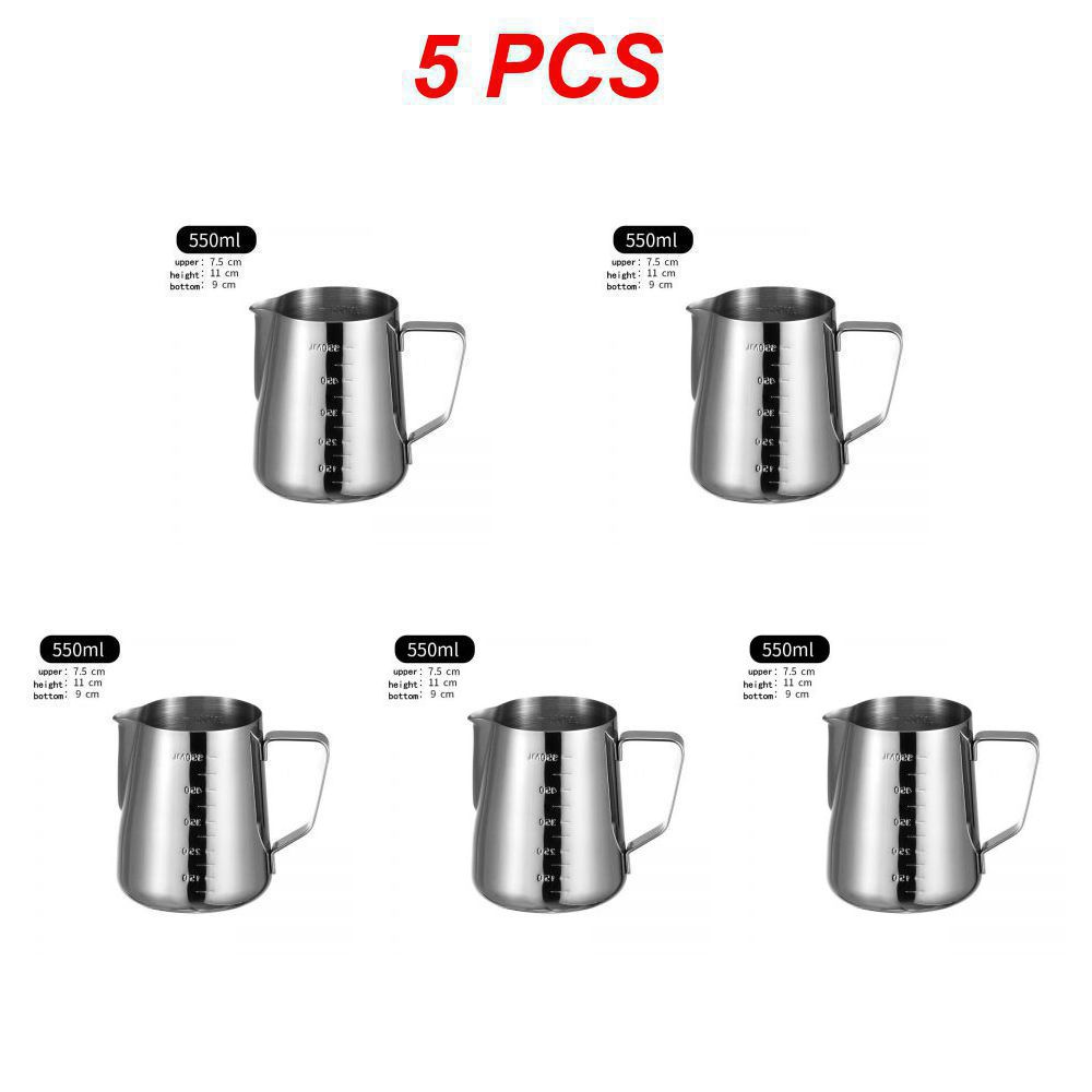 1/2/5PCS Candle Making Pouring Pot 32oz Double Boiler Wax Melting Pot 304 Stainless Steel Pitcher with Heat-Resistant Handle