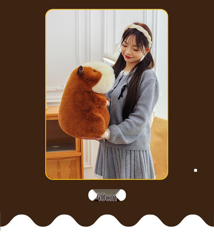 Capybara Lulu Plush Toy - Cute Mini Pendant & Birthday Gift