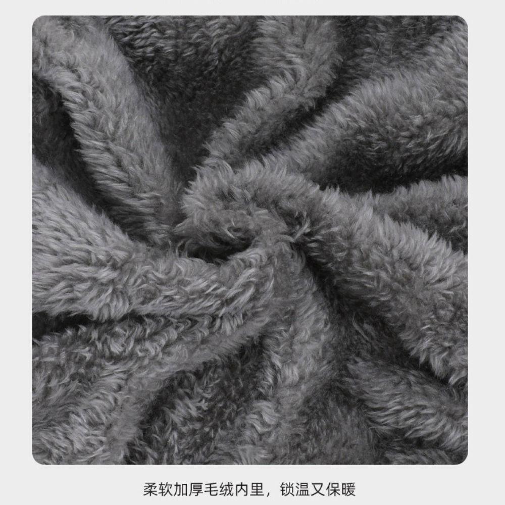 Knitted Beanie Rabbit Ear Winter Hat Plush Face Guard Neck Warmer Pullover Cap  Infant Cap