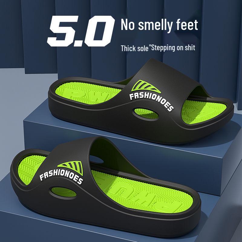 Men's Summer Slippers - Trendy, Soft, Comfy for Home, Bath, or Beach Use