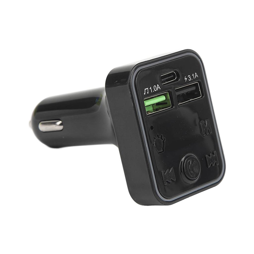 FM Function Dual USB Charging Car Player Smart Bluetooth Talk MP3 Car Player DC12V‑24V