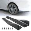Universal Car Front Rear Bumper Strip Lip Side Skirt Cover Scratch Protector Car Corner Bumper Guards 48CM with Screws Fit