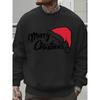 2026 New Men's Fashion Trendy Casual Regular Sweatshirt,   Essential for Parties and Sports, Christmas, Japanese Style, Regular Fit Pattern Regular