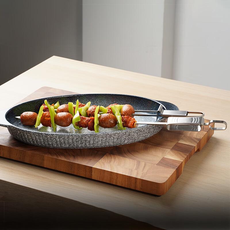 304 Stainless Steel Flat BBQ Skewers Set