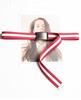 3.2cm Smooth Buckle Striped Canvas Belt - Trendy Korean Style Jeans Accessory for Women