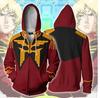 New, animation sweater, steel alchemist, Edward 3D printed sweater zipper cardigan animation periphery