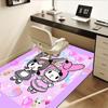 Office Rug Kuromi, My Melody Anti-Slip Rug, Machine Washable for Living Room, Bedroom, Office, Multiple Sizes, Bedroom Mat, Decorative Mat, Durable Ma