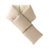 Winter Warm Scarf Solid Color Thickened High-Density Windproof Fabric Wrap Design Women Down Scarf Daily Outdoor Use