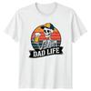 Dad Life Mens T-Shirt Beer Skeleton Parenting Fathers Day Gift For Him