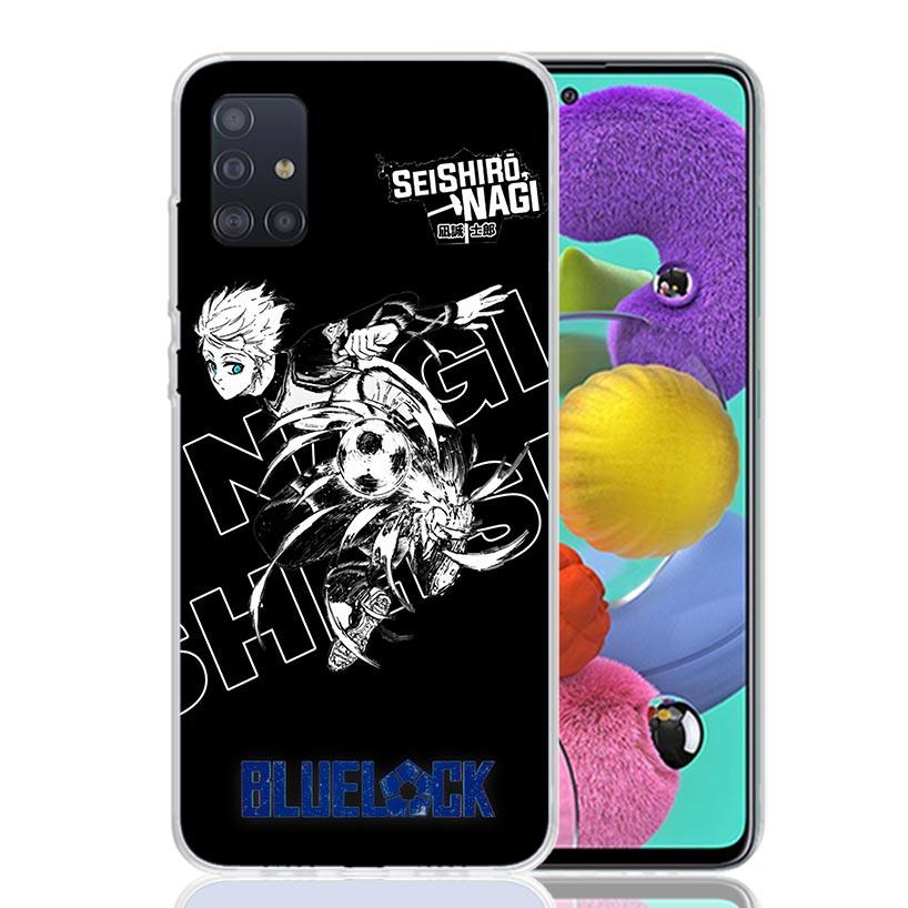 

Blue Lock Nagi Seishiro Phone Case For Samsung Galaxy A52 A32 A22 A12 A02S A50S A30S A51 A31 AA71 Note 20 Ultra 10 S10 Plus Gala Samsung A30S