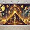 2D Mystical Egyptian Night Backdrop for Photo Booth & Celebrations