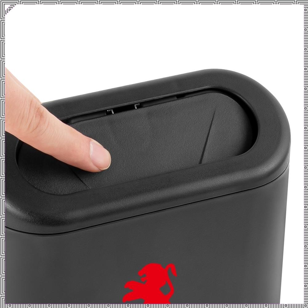 1pc With Lid Mini Car Trash Can Garbage Bin For Peugeot 206 307 308 3008 207 208 407 508 2008 5008 205 Auto Hub Cap Accessories