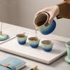 Merchandise Forbidden City Travel Tea Set Ceramic Kuaike Cup Gift Box Set Bank Business Activities Souvenir Thousands of miles of country