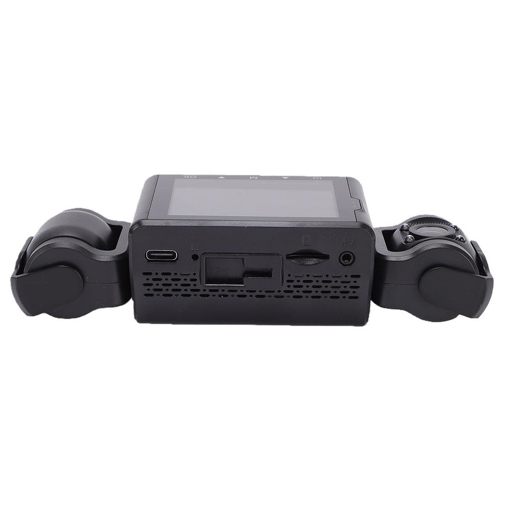 4 Channel Dash Cam 1080P 360 Degree Front and Rear Inside Dash Cam with Loop Recording 2.4 Inch Screen