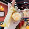 Cat Paw Glowing Keyboard Keychain Soft Dumpling Clicker Keyring Stress Relief Squeeze Pendant Fidgets Toys Glowing In The Dark