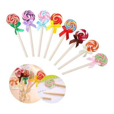 8-Piece Lollipop Gel Pen Set - Cute Candy Design, Perfect for Gifts, Students, and Office