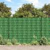 Écrans d'intimité de jardin 4 pcs PVC 35x0,19 m