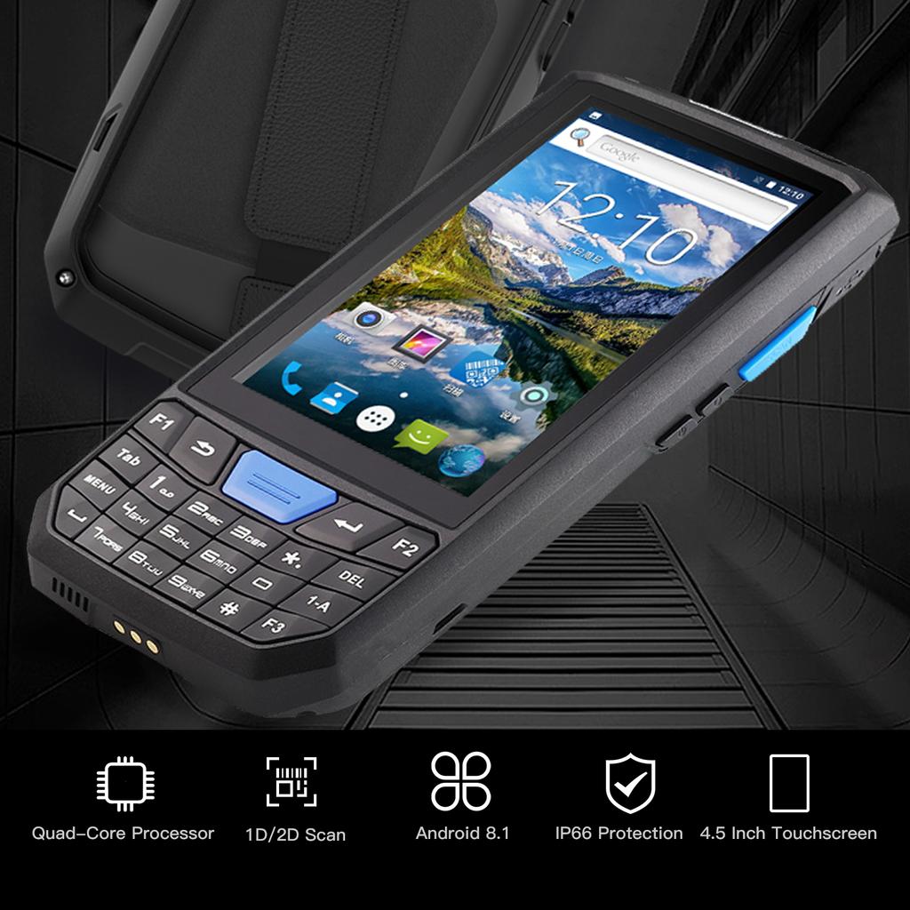 Android 8.1 PDA Handheld POS terminál Honey-Well 1D/2D/QR snímač čárových kódů Data Collector Inventory