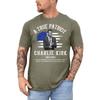 Men's Printed Short Sleeve T-Shirt Men's Loose Casual Short Sleeve Top