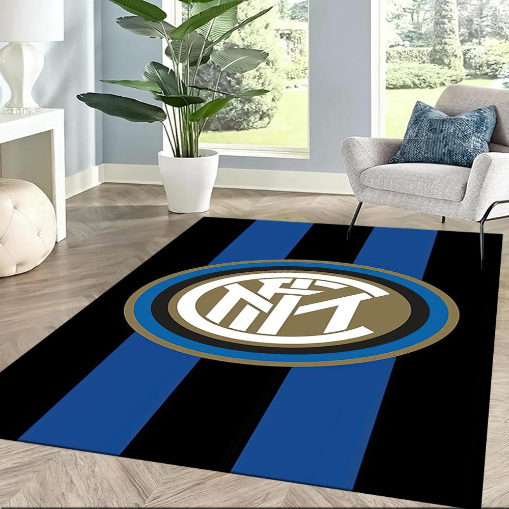 Inter Milan Area Rug Design For Foyer Outdoor Game Room Study Room Antislip Rug Anime Office Decor Birthdaychristmas Gift