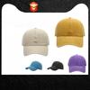 Hete Verkoop Minimalistisch Licht Plaat Puur Katoen Gewassen Pet Retro Baseballpet Effen Kleur Veelzijdige Zonneklep Pet Verstelbaar
