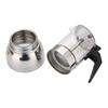 Stainless Steel Moka Pot Caffe Machine Glass Espresso Coffee Makers Latte Percolator Stove Top Moka Coffee Maker 200/300/450ML