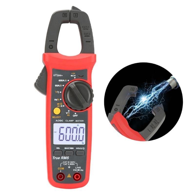 Digital Multimeter Measuring Diode Frequency Capacitance with Backlit Flashlight Current Voltage Test Meter Clamp Meter