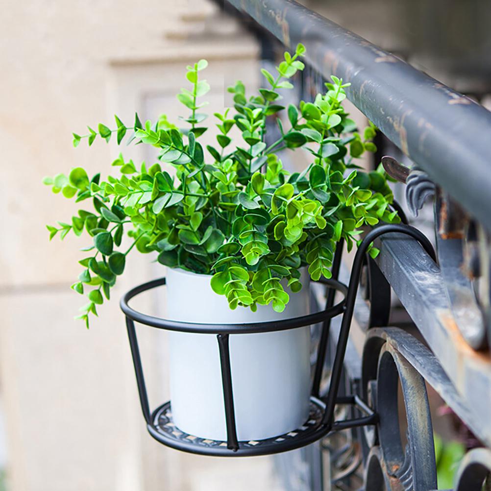 Vaso da Fiori da Appendere in Ferro Vasi da Fiori Portatili Secchiello Metallico per Fiori da Giardino