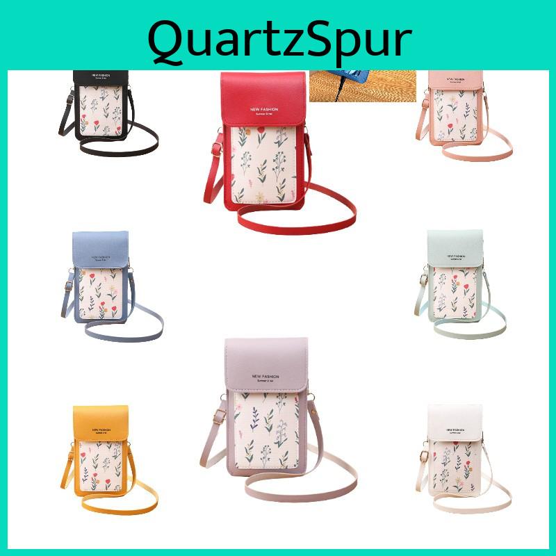 Compact Phone Bag For Women Convenient Magnetic Closure Stylish Stitching