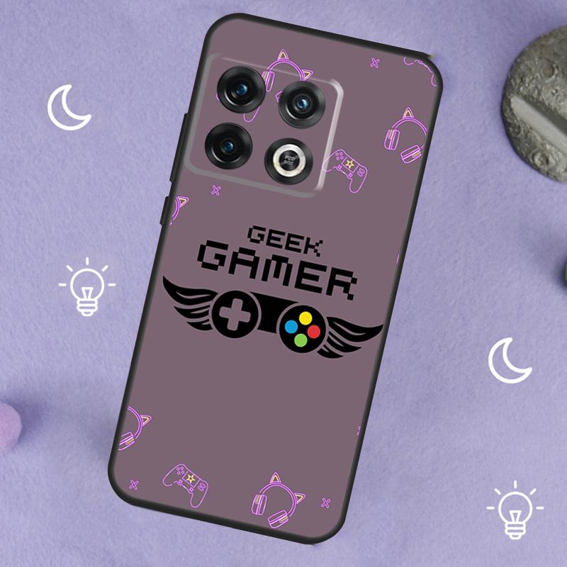 Eat Sleep Game Colorful For OnePlus 15 13 12 11 13R 12R 10R 13T 10T 8T Case For OnePlus Nord 5 CE 3 2 4 Lite N20 N30