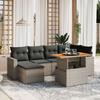 VidaXL Garden Lounge Set with Cushions 7 Pcs, Patio Sofas, Patio Furniture Set, Outdoor Furniture, Grey 3271417