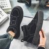 Fashion Men High Top Works Shoes Casual Board Shoes Non Slip Wear-resistant Walking Shoes Designer Retro Sneakers Loafers Zapatos Hombre