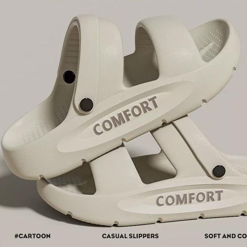 

Модные детские тапочки для мужчин и женщин, новый материал ЭВА, износостойкие, на толстой подошве, домашние тапочки для пар, нескользящие, удобные тапочки 36-37