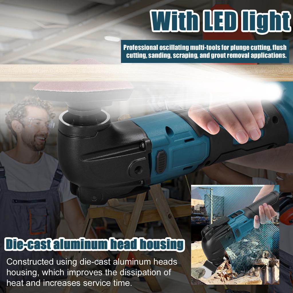 Rechargeable Brushless Lithium Battery Oscillating Shovel Multifunctional Cordless Electric Trimmer