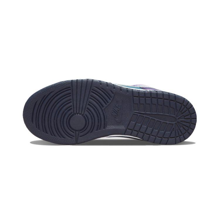Nike Dunk Vintage Low top Skateboard Shoes Blue Purple Children Aged 3 7 Years Old DH9756-300