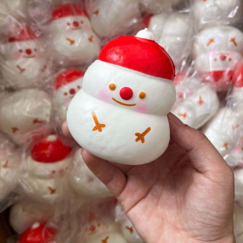 Slow Rebound Christmas Snowman Squishy Soft Christmas Squishy Toy Goodie Bag Stuffer
