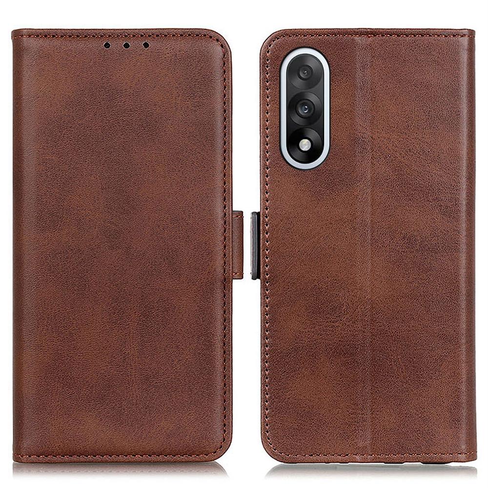 For OnePlus Nord 5 5G/Ace 5 Ultra 5G Case Stand Cowhide Texture PU Leather Phone Cover