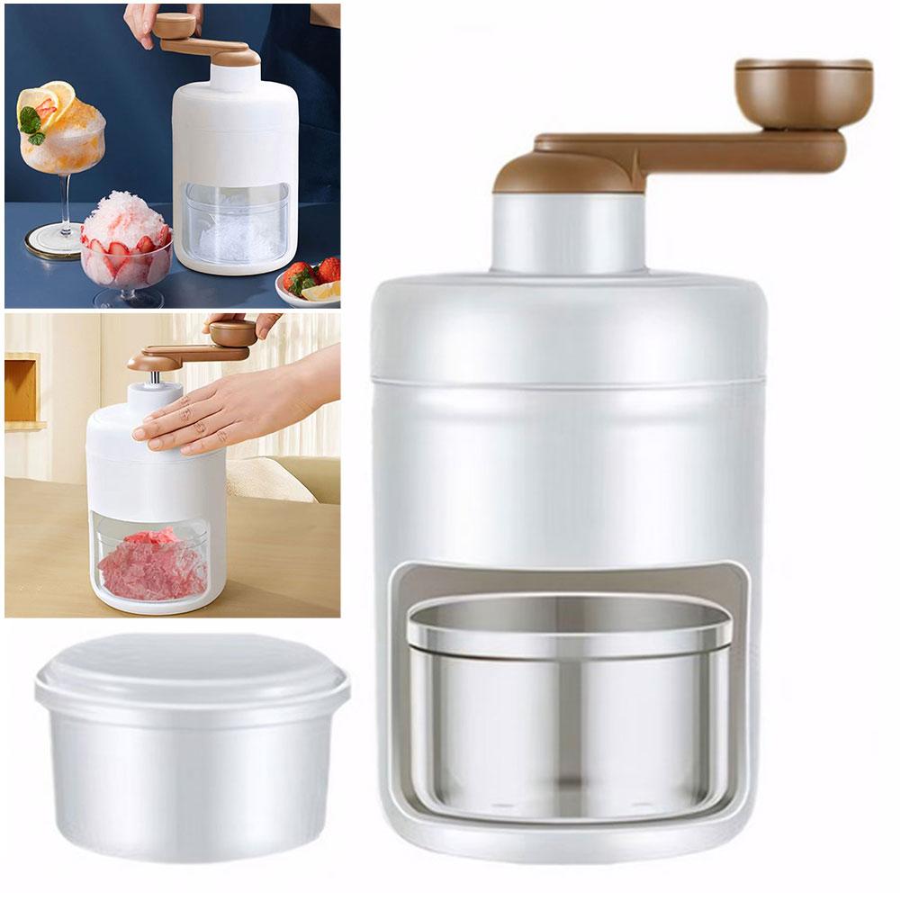 

500ML Hand-operated Ice Shaver Multifunction Hand Crank Shaved Ice Maker Portable Snow Cones Maker for Outdoor Picnics China Mainland