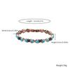 Adjustable Magnetic Therapy Bracelet Women Men Alloy Geometric Design Vintage Style Copper Tone Fashion OL Jewelry