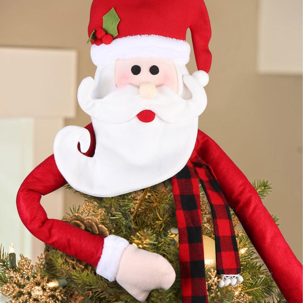 Christmas Decorations Santa Home Christmas Tree Decoration Santa Tree Top
