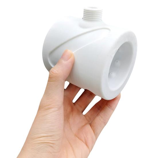 Duschhuvud Kraftfull Superladdning Hydromassage 360-graders Ring Vattenstråle Spiralmunstycke Standardgänga Allroundrengöring Duschhuvud